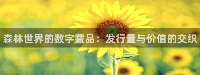 杏耀电商怎么样：森林世界的数字藏品：发行量与价值的交织