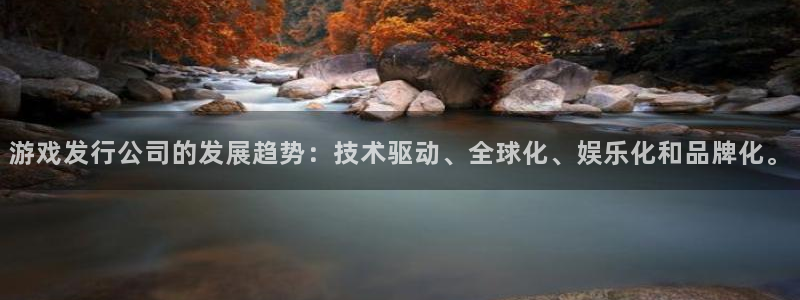 广州杏耀投资管理顾问有限公司：游戏发行公司的发展趋势：技术驱动、全球化、娱乐化和品牌化。